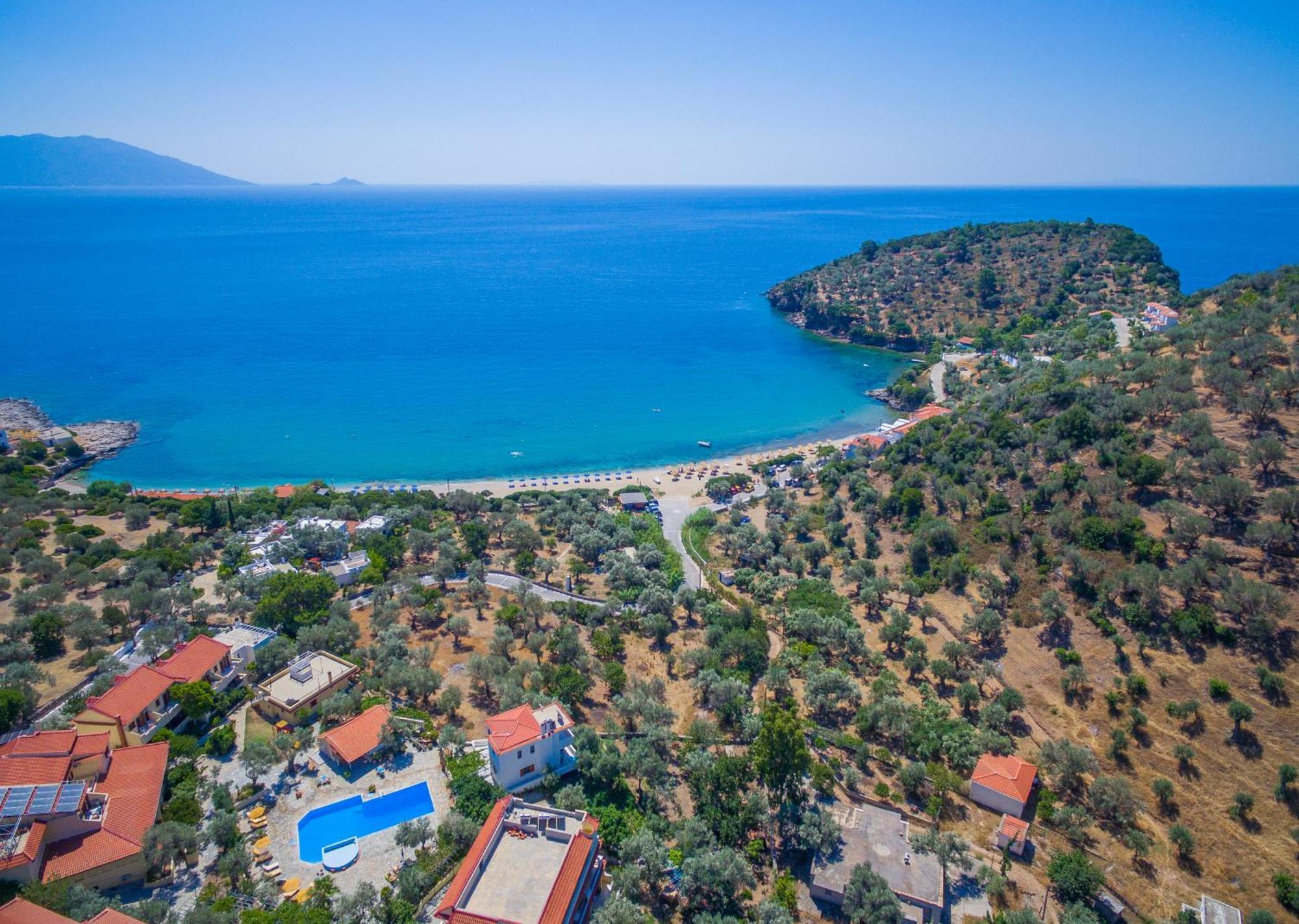 Limnionas Bay Village Hotel Marathokampos Exterior photo